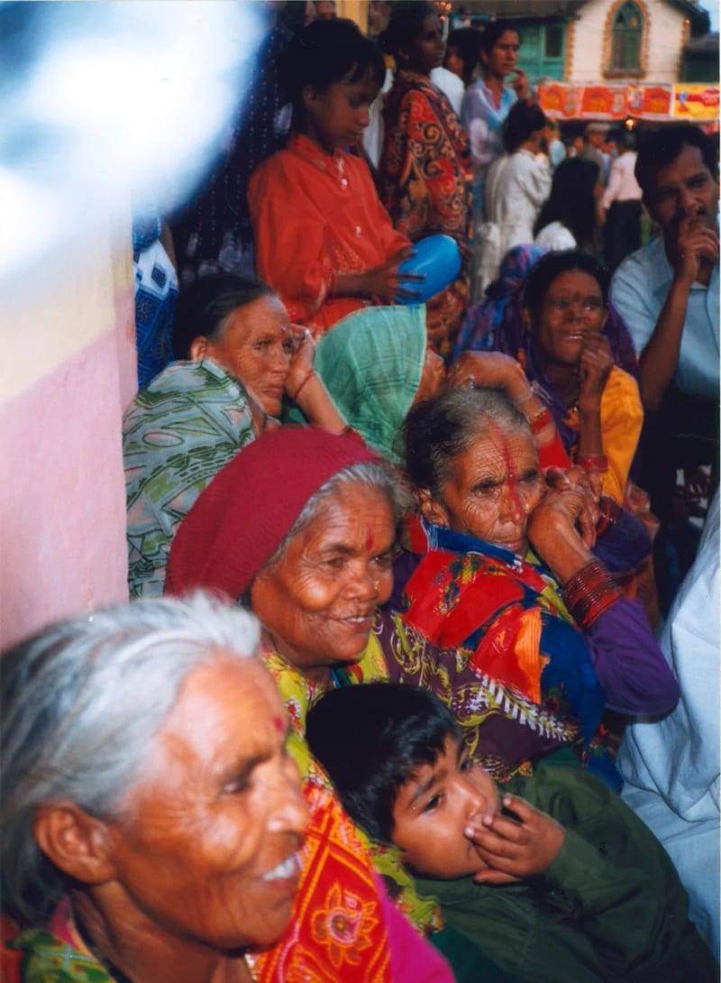 Women at Nanda Devi temple