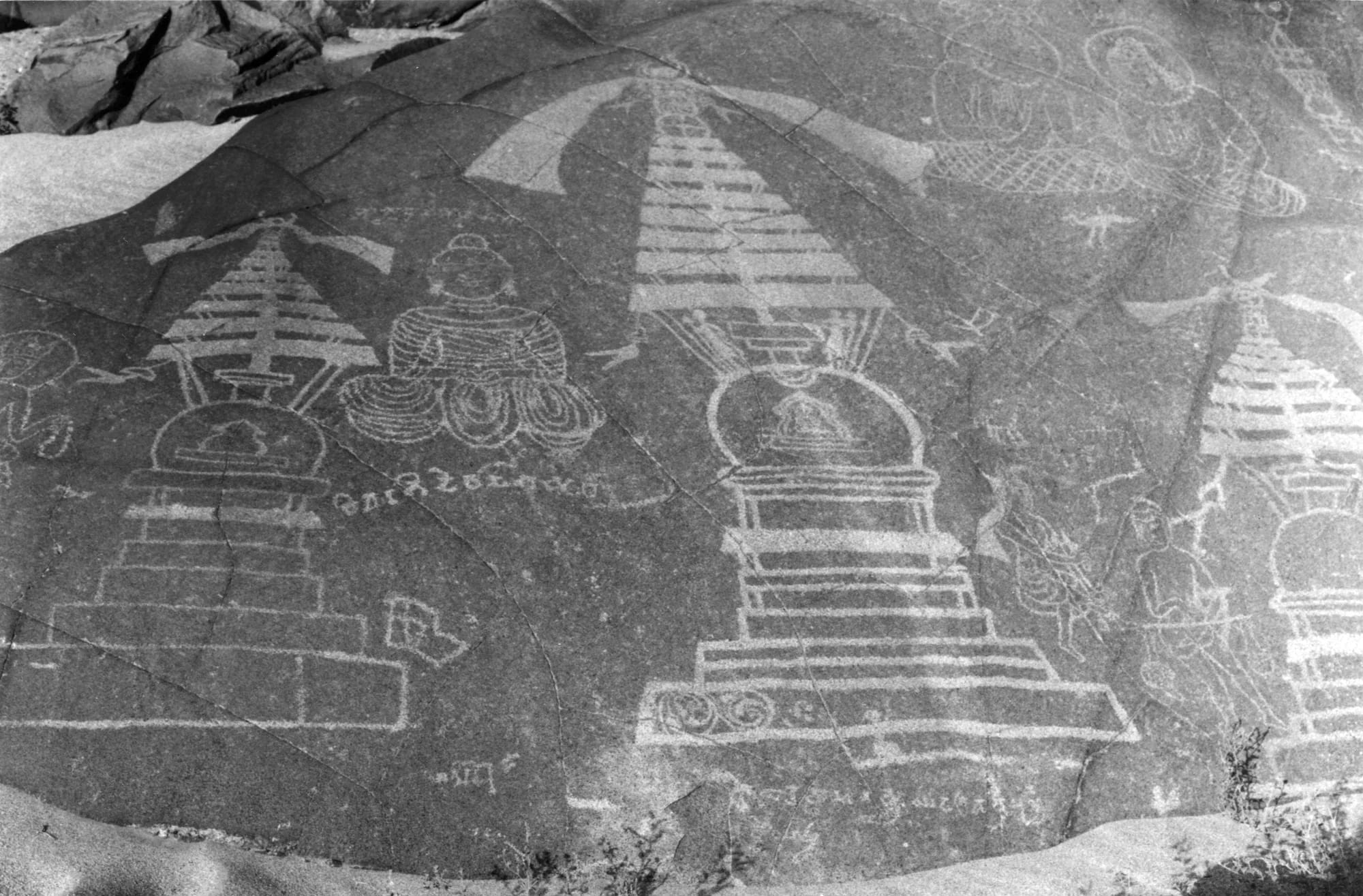 Petroglyphs near Chilas 1997