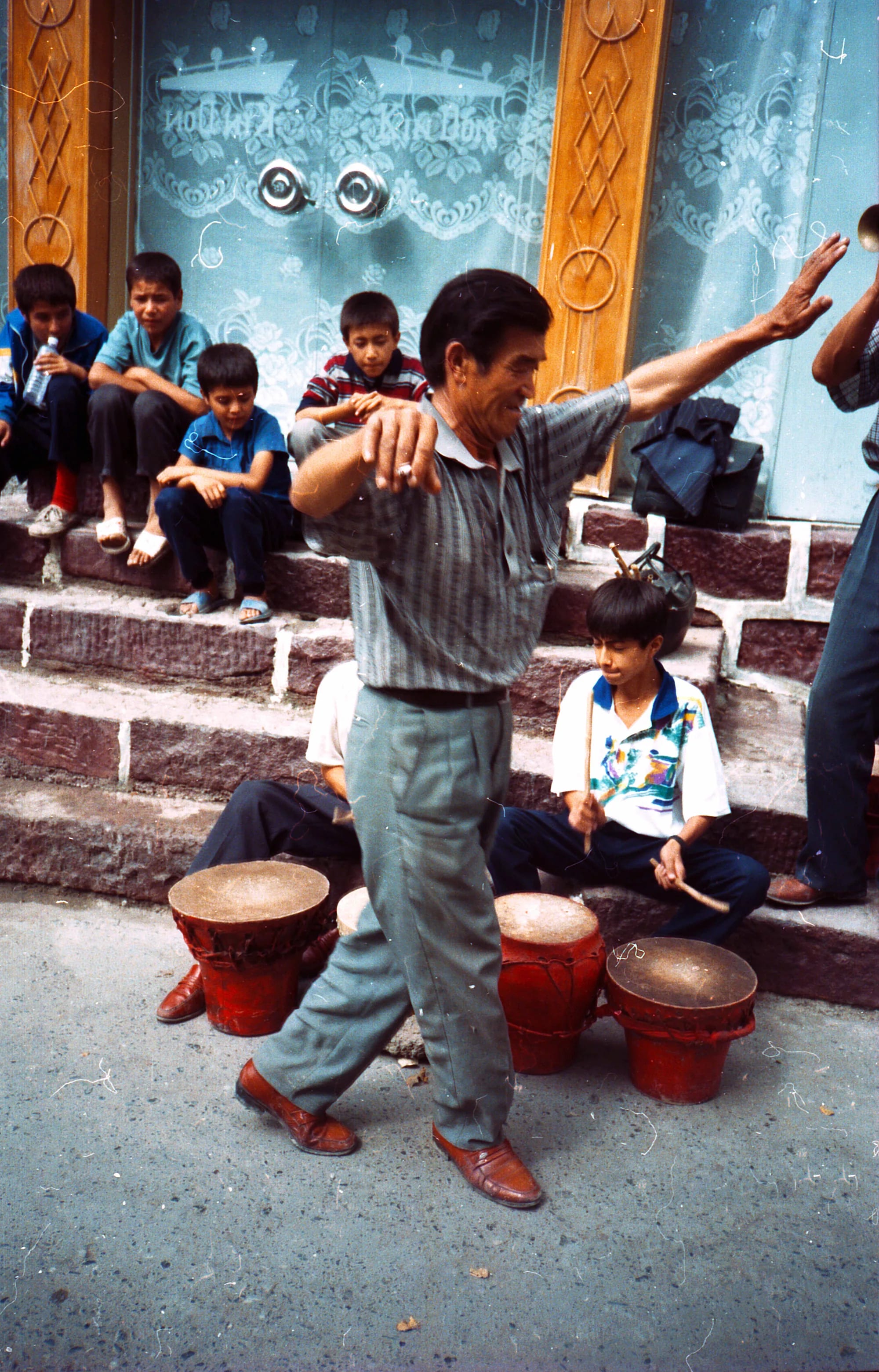 Dancing and Nagara Drumming Shadlukh Restaurant Urumchi