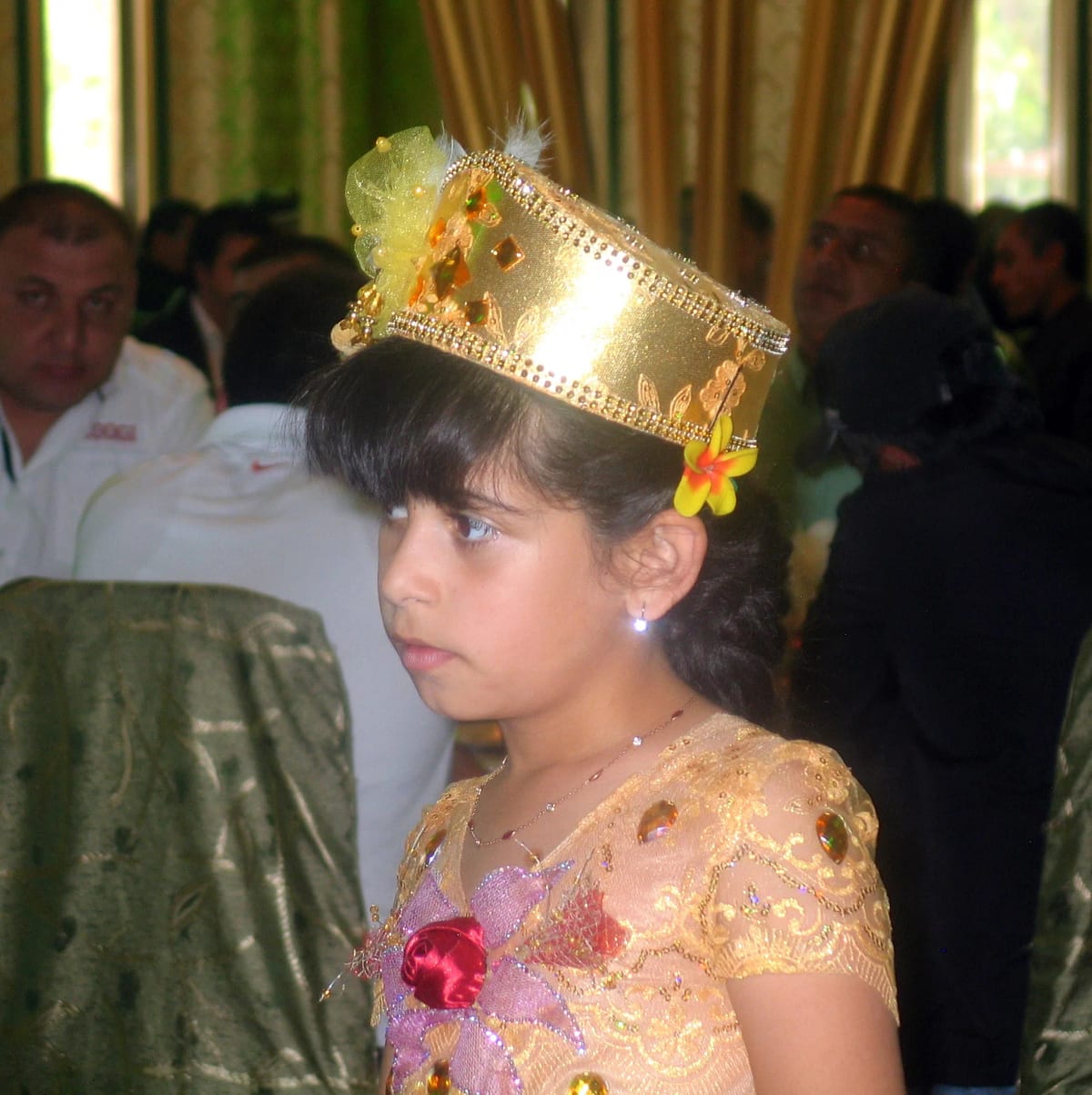Girl at wedding in Bukhara